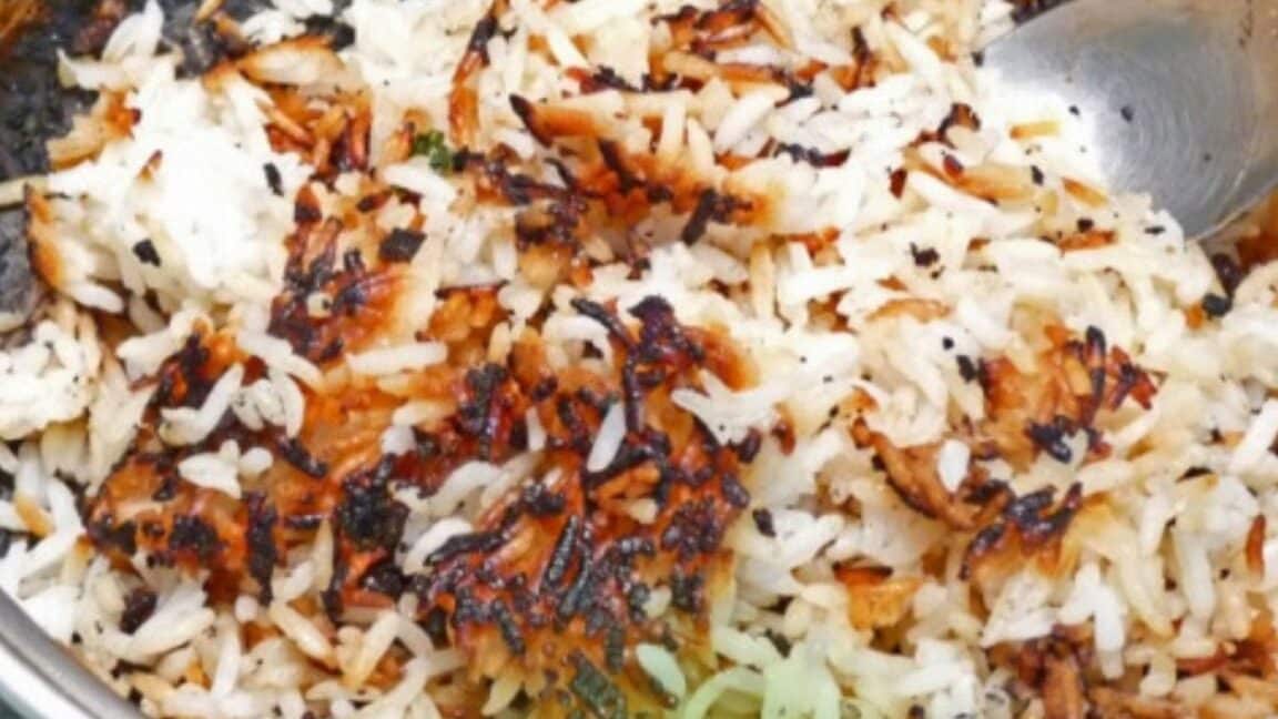 arroz queimado