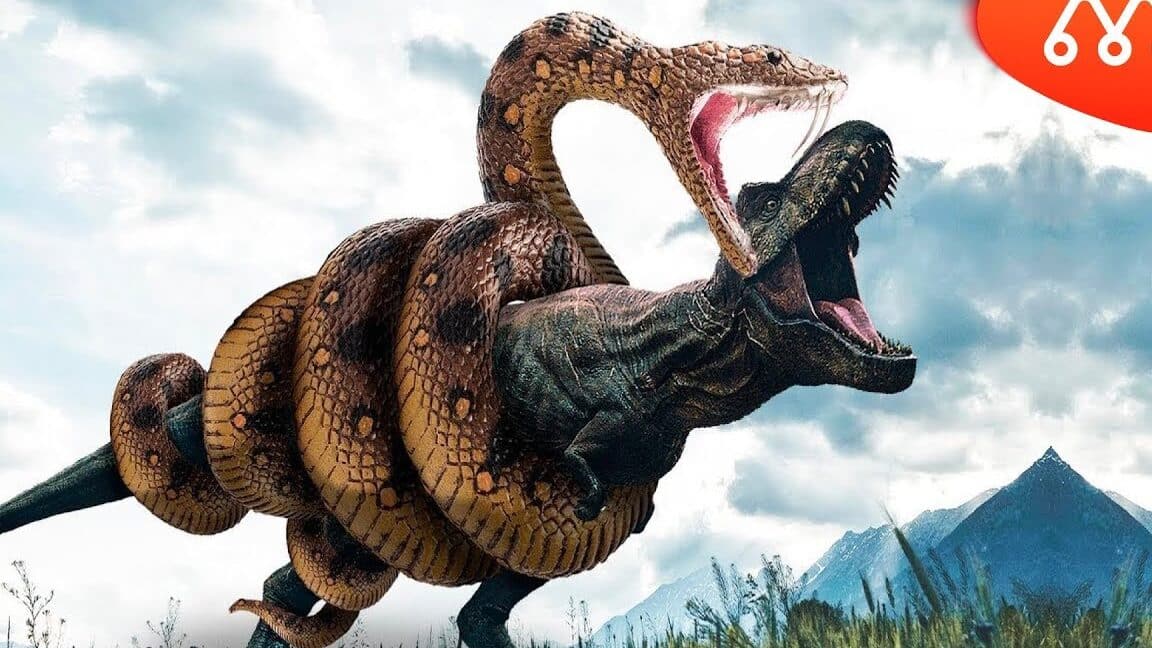 dinossauro atacando